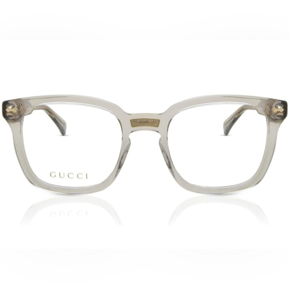 Gucci Rectangular Eyeglasses Gg0184o 005 Transpar… - image 2
